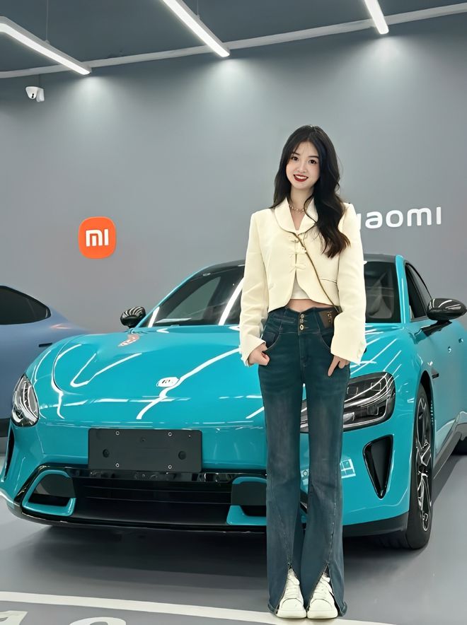 质量都这么高的吗？仙女也就长这样吧不朽情缘平台小米SU7的美女车主(图7)